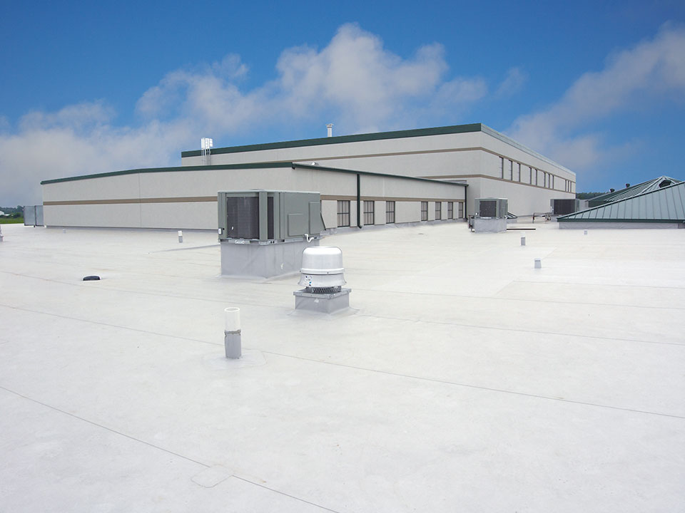 commercial roofing example